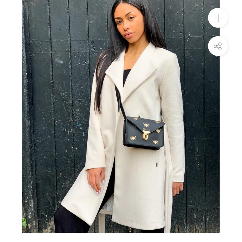 Grafea leather crossbody shoulder bag